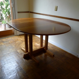 Cherry Sliding Dovetail Table